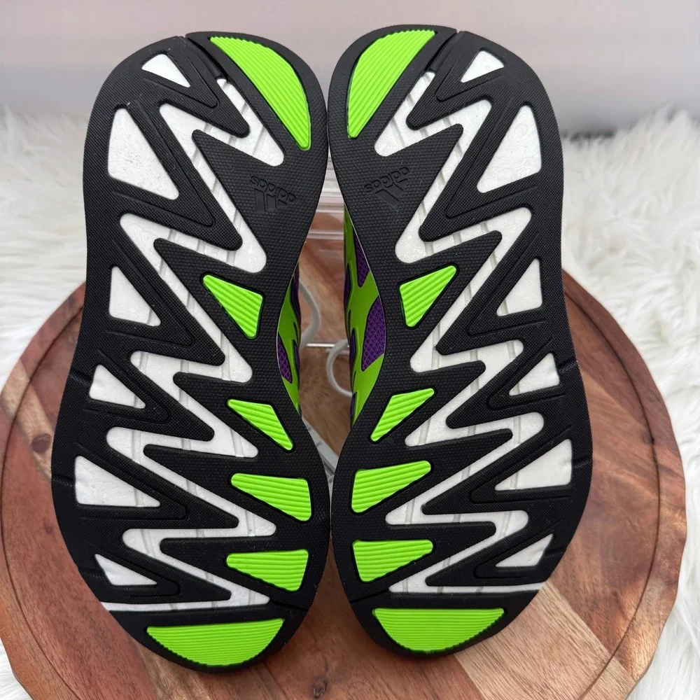 Adidas Adizero Aruku Womens 8 Green Purple New JP5566 Swirlfoam Running Shoes